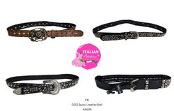 OO'S Basic Leather Belt #A604