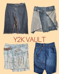 Denim Drama: Y2k Skirts Unlocked(YV-169)