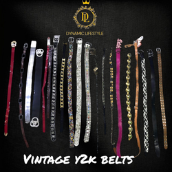 Stylish y2k belts 20 pieces