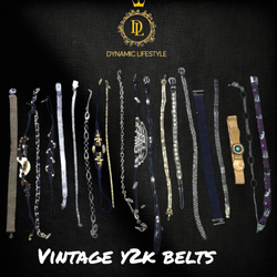 Vintage y2k belts 30 pieces