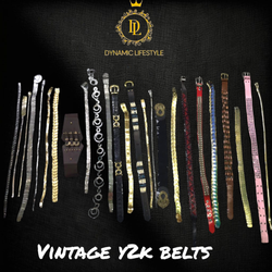 Stylish y2k belts 40 pieces