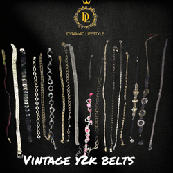 Stylish y2k belts 50 pieces