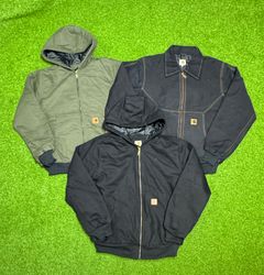 Carhartt Rework Style Hoodies And Harringtone jack..