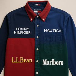 Camisa vintage de mezcla