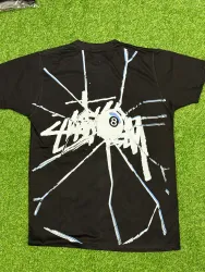 Stussy style 8 ball shattered tees
