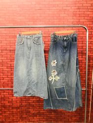 Saias longas de jeans 10 peças
