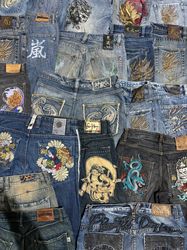 Japanes Jeans Men's Embroidery Available