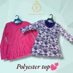 Polyester tops 90 pieces