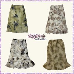 Y2K Hippie Fairy Floaty Skirts (DVC#18)