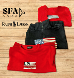 Pulls à drapeau américain Ralph Lauren