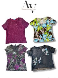 Stylische Designs Halbarm-Top