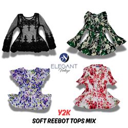 Y2K Soft Reboot Tops Mix - 12 pieces - EV350