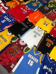 NFL NHL NBA Sandos and Jerseys 70 Pcs