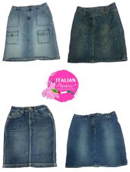 Faldas de mezclilla de venta caliente Y2K