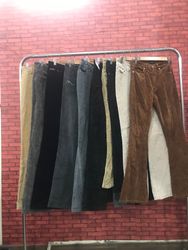 Pantalona de corduroy Y2K 10 peças