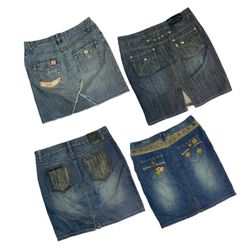 Y2K Britney Girl Era Denim Mini Skirts
