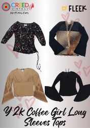 IQ0059 Y2k Coffee Girl Long Sleeves Tops
- 10 Piec..