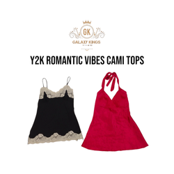 Y2k Romantic Vibes Cami Tops