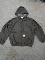 Schwarze Carhartt Active Kapuzenjacken im Rework-S..