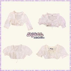 90s/Y2K Milk Maid Core Cotton Tops (DVC#37)