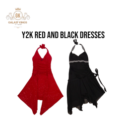 Robes rouges et noires Y2k