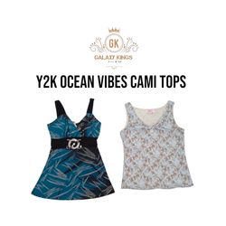 Y2k Ocean Vibes Cami Tops