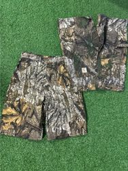 Shorts in stile jungle print rework Carhartt