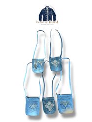 Upcycled Denim Single Pocket Design Bags