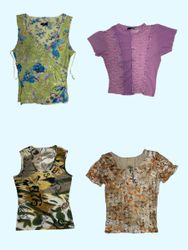 25 Pieces Y2K Mix Tops (Rep)