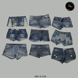 Y2K Dream Girl Light Denim Shorts (GRV-6-024)