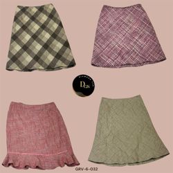 Y2K Midi Skirt in Wool Blend – Timeless Vintage Lo..