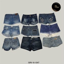 Y2K Denim Mini Shorts – Iconic Early 2000s Style (..