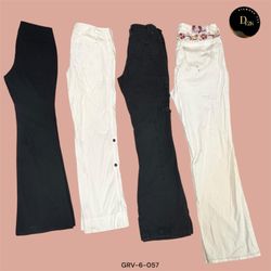 Classic Y2K Black & White Cargo Pants – Trendy Uti..
