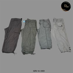 Gray Y2K Cargo Capris – Retro Street Style Essenti..