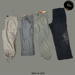 Gray Cargo Capri Pants Y2K Edition – Classic Early..
