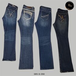 Jeans de campana lavados Y2K – Vibe de modelo fuer..