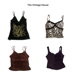 Y2K Glitter Shade Camis (TVH-004)