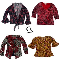 Y2K Date Night Shirt mit vollen Ärmeln (RW-303)