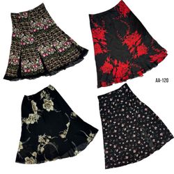 Y2K All Black Rave Summer Skirts (AA-120)