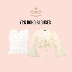 Y2k BoHo Blouses