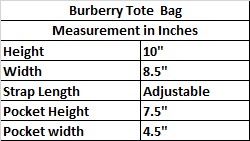 Upcycled Burberry tote bags