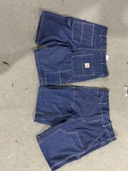 Shorts en denim Carhartt style rework