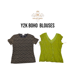 Y2k Boho Blouses