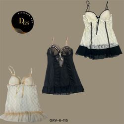 Bold in Black & White Y2K Slip (GRV-6-115)