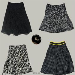 Y2K Spot On | Black Polka Dot Flare (GRV-6-123)