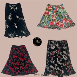 Red Rush Y2K Vintage Poly Skirts (GRV-6-125)