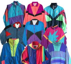 Vintage windbreaker jackets