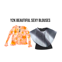 Y2k Beautiful sexy Blouses