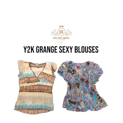 Y2k Grange Sexy Blouses