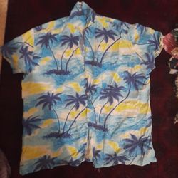 Camisas com estampa havaiana p19B38